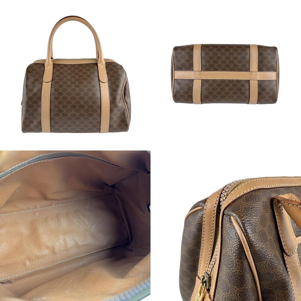 Celine handbag coated Macadam canvas brown - Picture 3 of 4